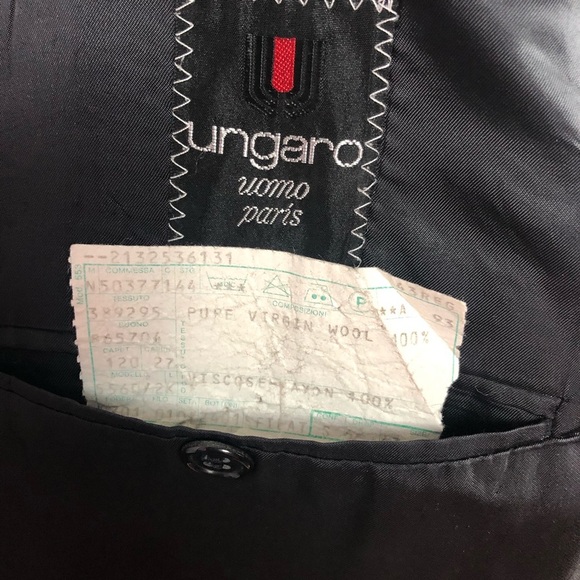 Ungaro 2 Button No Vent Wool Sport Coat 40 Reg - Picture 5 of 8